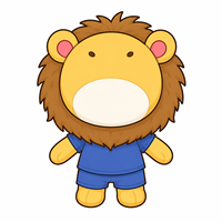 Vêtements pour peluche lion mignon personnalisés, t-shirt bleu imprimé et short, tenue pour jouet en peluche, ensemble 2 pièces pour poupée en peluche