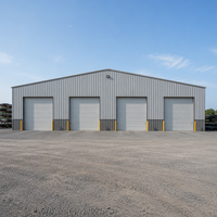 Bâtiment de stockage préfabriqué en acier, garage métallique, entrepôt, hangar pour équipement industriel, grand espace, structure durable