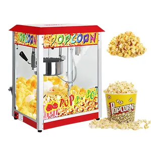 China wholesale price cinema big electric automatic popcorn maker, industrial commercial popcorn machine