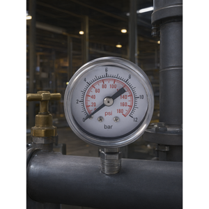 Manómetro Axial de 40 mm de Baja Presión, de Hierro Fundido, Económico, para Medición Industrial - Product Image 2