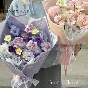 Papier d'emballage pour fleurs SINOWRAP Joyeuse Saint-Valentin 2024 - Product Image 4