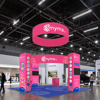 Stands d'exposition pour salons professionnels, en aluminium, portables, faciles à installer, légers, modulaires, pour la publicité