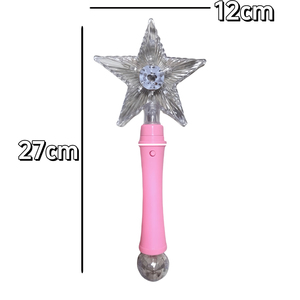 Bâton lumineux LED en forme d'étoile à piles pour mariage, mini baguette lumineuse de princesse pour cadeaux de fête - Vente en gros - Product Image 5