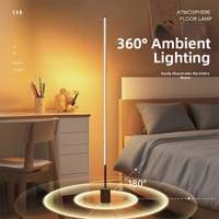 Lampe sur pied LED décorative d'ambiance, lampe de lecture, veilleuse pour salon, chambre, chevet, canapé, coin