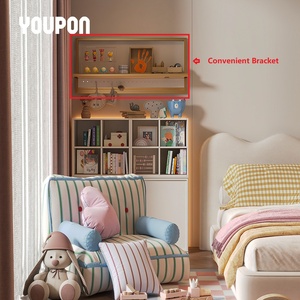 YOUPON Nuevo y Popular Estante de Pared Negro de Moda, Estante Combinado de Pared, Organizador de Pared para Soluciones de Almacenamiento en el Hogar - Product Image 1