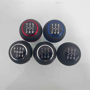 JDM سباق الجلود والعتاد التحول مقبض الألومنيوم الأجزاء الداخلية التلقائي سيارة شيفتر التبعي - Product Image 6