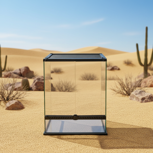 Stackable <strong>Glass</strong> Reptile Terrarium Mesh Top <strong>Vivarium</strong> for Arboreal Reptiles &amp; Amphibians <strong>Glass</strong> Tank - Product Image 2