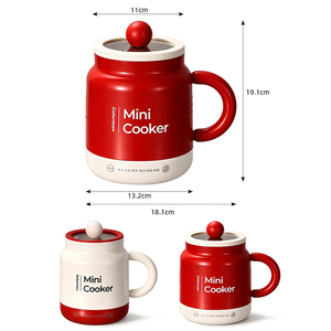 Yuedisi Dubbelwandige Elektrische Waterbeker 800ML RVS Elektrische Draagbare Warmwaterbeker Reis Auto Draagbare Elektrische Kookpot - Product Image 6