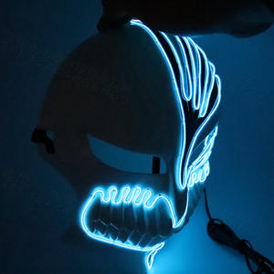 <span class=keywords><strong>Masque</strong></span> d'halloween coloré LED brillant de haute qualité en Stock pour la fête, <span class=keywords><strong>masque</strong></span> de Cosplay de bande dessinée kuosaki <span class=keywords><strong>Ichigo</strong></span> - Product Image 5