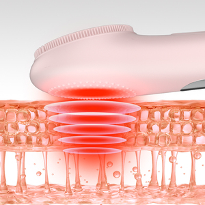 SHOmfrs potencia giratoria recargable nariz Sistema eléctrico ultrasónico limpieza profunda masajeador de piel impermeable cepillo facial - Product Image 5