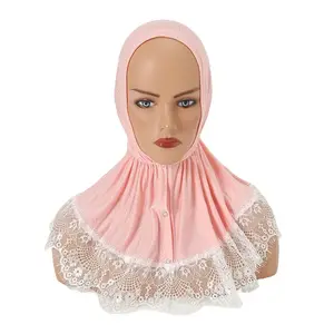 Mulheres femininas viscose Jersey oriente médio árabe hijab muçulmano cachecol mulher rayon pin xale