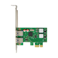 내구성이 뛰어난 ST672 내장형 기가비트 이더넷 서버 확장 카드 2포트 USB 3.0 10/100/1000Mbps 프린터, 스캐너용 자체 전원 공급