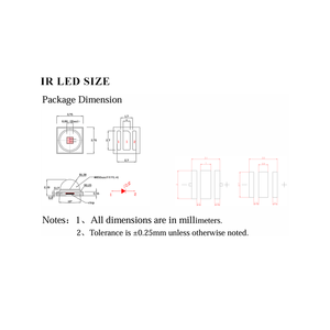 Поставщик инфракрасных и белых светодиодных плат, производитель настраиваемых печатных плат, оптические модули SMD <span class=keywords><strong>LED</strong></span>, аксессуары для систем видеонаблюдения, ИК-светодиоды - Product Image 6