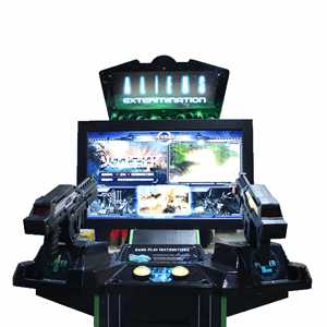 Shooting Machine Coin Operated Shooting Game Cabinet With Western Style and Classic <b>Arcade</b> Entertainment System - Product Image 5
