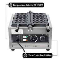 Vente chaude Commercial Électrique Brochette Gaufrier En Acier Inoxydable Waffleballs Brochette Maker Machine