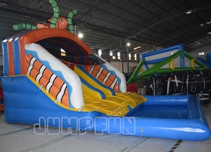 Tobogán inflable barato <span class=keywords><strong>de</strong></span> 5,8x4,3x4 metros y piscina <span class=keywords><strong>de</strong></span> agua para niños juegos <span class=keywords><strong>de</strong></span> patio <span class=keywords><strong>de</strong></span> verano inflar tobogán húmedo divertido tobogán acuático <span class=keywords><strong>de</strong></span> <span class=keywords><strong>pez</strong></span> <span class=keywords><strong>payaso</strong></span> - Product Image 3