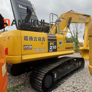 Excavadora KOMATSU usada PC210lc Japón origen 21 toneladas excavadora pista usada Komatsu PC210 excavadora sobre orugas - Product Image 1