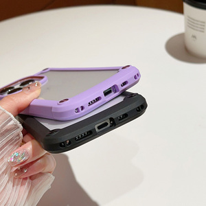 <span class=keywords><strong>Coque</strong></span> de téléphone portable antichoc à 4 coins pour <span class=keywords><strong>iPhone</strong></span> 15 14 Plus 13 12 <span class=keywords><strong>11</strong></span> pro max plus TPU Anti-chute Bumper Hard PC Cover Phone Shell - Product Image 3