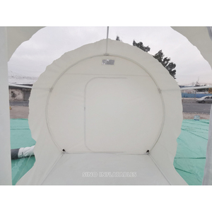 Tienda de campaña hinchable transparente con marco de acero, túnel de entrada para complejo turístico glamping, 5m - Product Image 5