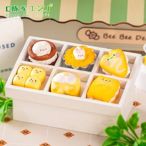 Simulation de micro-paysage Yxs, petits animaux mignons, desserts, petit pain, jouets alimentaires, décorations de bricolage, sacs aveugles, accès suspendu - Product Image 3