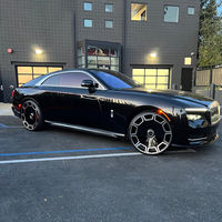 Jantes forgées entièrement fermées style Maybach, finition noire usinée, jantes en alliage de luxe VIP, 20 21 5*112 5*120 pouces pour Mercedes SUV