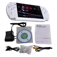 Consola de Juegos Portátil con 5000 Juegos Integrados, 8GB, Pantalla de 4.3 Pulgadas, Reproductor MP3, MP4, MP5, Video, FM, Cámara