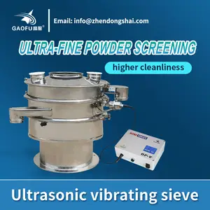 Colador de harina industrial, separador ultrasónico, equipo de pantalla de vibración