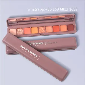 Lâu Dài Không Thấm Nước Trang Điểm Thấp Moq Bóng Mắt Cao Sắc Tố Vegan Eyeshadow Palette Nhãn Hiệu Riêng