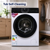 Mesin Cuci Bukaan Depan Rumah Tangga 8/12/15kg BLDC Inverter Steam Clean Self Cleaning Drum Laundry Washer Operasi Senyap