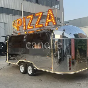 Camión de Comida Rápida para Pizza y Tacos, Precio de Fábrica, Remolque Móvil de Acero Inoxidable para Venta Ambulante - Product Image 5