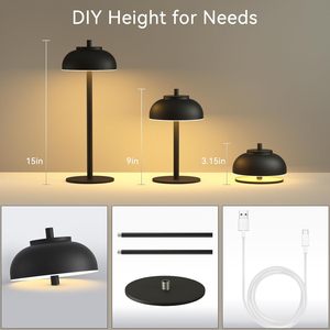 Không dây LED bảng đèn có thể sạc lại pin hoạt động đèn 3cct IP65 không thấm nước ngoài trời bảng Top chiếu sáng đèn - Product Image 3