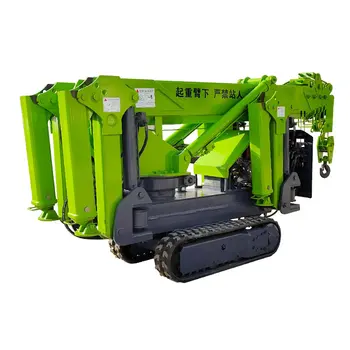 Factory direct sales 3T Foldable Mini Spider Crane,crawler type spider crane can used for indoor