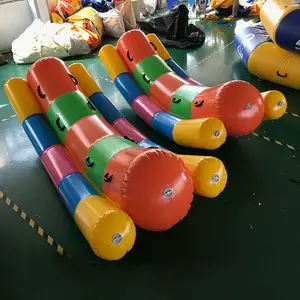 Permainan Gila Keseimbangan Air Piring Inflatable Air Totter/Jungkat-jungkit untuk Anak-anak dan Orang Dewasa