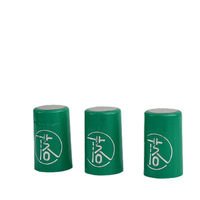 Capsules de bouteille de vin en plastique thermorétractable avec logo en relief de qualité supérieure pour les bouteilles de vin rouge et de liqueur