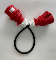 SFE IP44 32A/16A SFN-015 Connect SFN-215 380V-415V 6H 3P+N+E Prise 5*4 ㎡ Câble de 60 cm, connecteur industriel 3P+N+E, 3 broches
