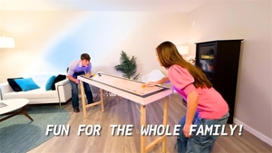 Hot Bán Gia Đình Trong Nhà Trò Chơi Thể Thao Lớn Bảng Curling Trò Chơi 6-Chân Cao Cấp Shuffleboard Bảng Với Chân Gấp - Product Image 5