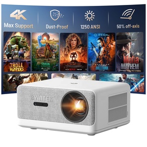 <span class=keywords><strong>Proyector</strong></span> Inteligente BYINTEK LOVE 5 2026, 1250 ANSI, 4K, Android 9 - Enfoque Automático y Corrección Trapezoidal, Motor Óptico Sellado <span class=keywords><strong>a</strong></span> Prueba de Polvo, Cine en Casa - Product Image 1