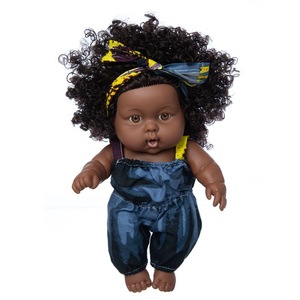 Muñeca Reborn Africana Negra de 8 Pulgadas, Muñeca de Vinilo de Simulación de Bebé, Muñeca Infantil, Venta al por Mayor, Novedad 2026 - Product Image 4