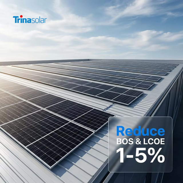 [TUV for Trina Solar Vertex N 600-630W Dual Glass Solar Panel N-type I- Mono PV Module 23.3% Efficiency Half-cell]