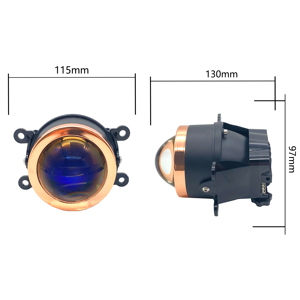 Phổ Xe Tải Phụ Trợ Đèn Pha Màu Trắng Và Màu Vàng Chùm Kép Phía Trước Ánh Sáng Lắp Ráp Cho Xe Tải LED Chiếu Đèn Sương Mù Cho Xe - Product Image 6