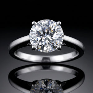 SC Hot Selling Trendy Classic Designed 925 Sterling Silver Rings Shiny Zircon Simple Engagement Wedding <b>Gift</b> Rings - Product Image 5