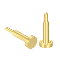 Connecteurs Pogopin SMT plaqués or personnalisés pour PCB, broches de contact à ressort en cuivre 8 mm