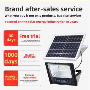 Chengjia 500W güneş LED bahçe yeni IP67 projektör için kırsal ev sokak yol özel sınır ötesi doğrudan fabrika satış - Product Image 3