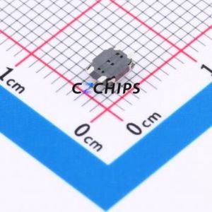 TS-1071SA-A3B3-D4 Tactile Switch SMD,3x3.5mm Switch Single Pole Single Throw Round Button 2.5N Vertical Mount - Product Image 2