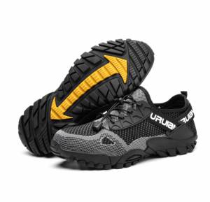 JIANKUN-Zapatos DE TRABAJO unisex con punta de acero para <span class=keywords><strong>hombre</strong></span>, OEM ODM y calzado de seguridad, suela de goma antideslizante, transpirable, antigolpes - Product Image 1