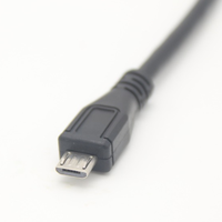 Cable coaxial/fibra óptica USB 2.0 BM a BF de micro 5 pines de PVC personalizado con bloqueo de tornillo para micrófono, altavoz y monitor de computadora