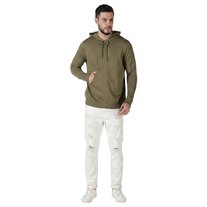 Sudaderas con capucha para hombre de la mejor calidad, nuevo estilo, 100% algodón, bordadas, de invierno, en oferta, manga larga, forro polar, personalizadas. - Product Image 1