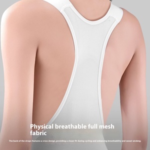 TOSUOD Cuissard à bretelles d'été à double flèche pour <span class=keywords><strong>femme</strong></span> avec sangle de coussin de graisse Collants d'équitation pour vélo de montagne - Product Image 5