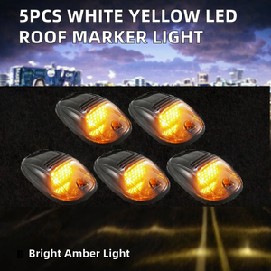 Feux de gabarit universels à LED pour toit de cabine, 5 pièces, 24 LED, pour pick-up, SUV, tout-terrain - Product Image 2