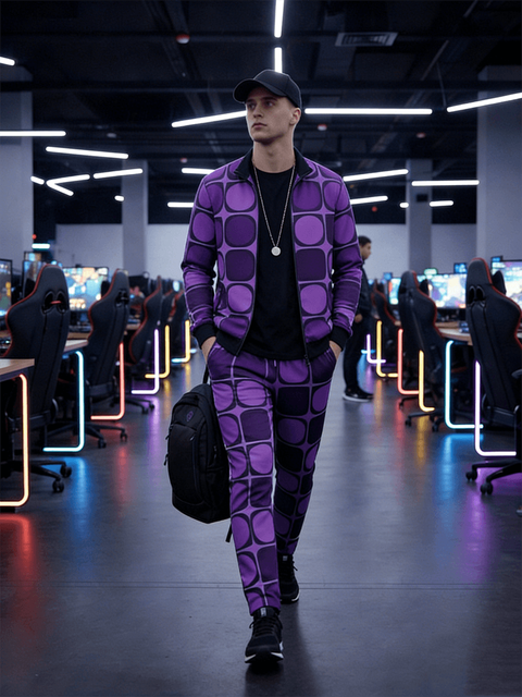 Esports OEM Factory Small Batch Custom Team Uniform Full-Print Jacket Pants Gaming Apparel Logo Design